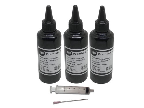 Black refill ink kit - 3,