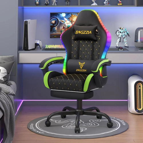 Rgb gaming chair - rgb, leather