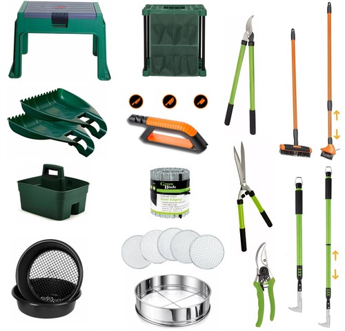 Garden tools holder sharpeners - tools,