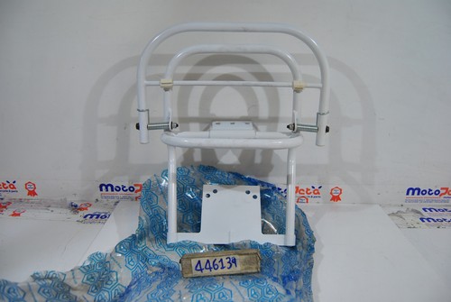 White rear carrier rack - rear,