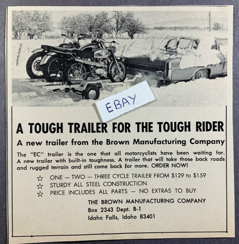 1966 brown motorcycle - brown,