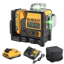 DeWalt DW089LG 12V Green Laser Level 3x360 Line Leveling Tool + Battery & Charge