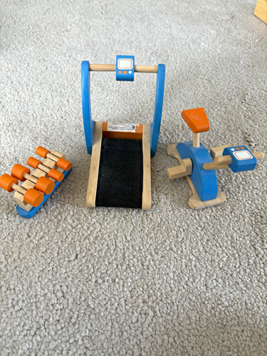 Pintoy wooden dolls house home - dolls,