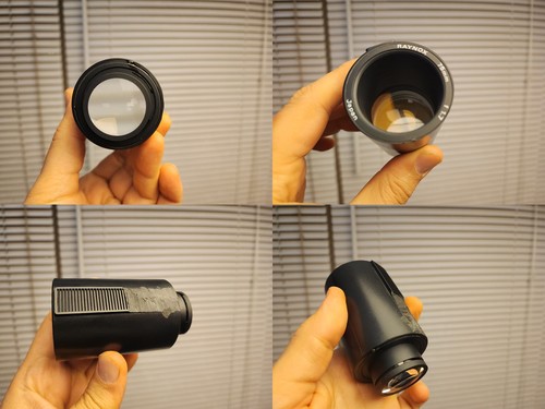 Raynox 75mm projection - raynox, f1.7