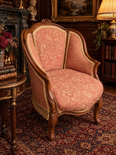 Antique french style bergere - antique,