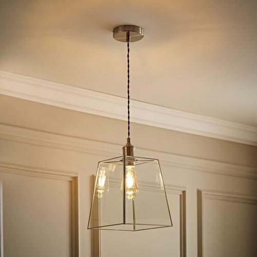 Susie glass lantern lamp shade - lantern,