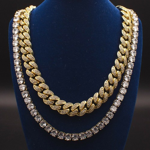 Mens miami cuban link chain - mens,