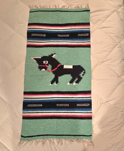 Vintage woven donkey burro - vintage,