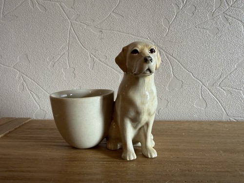 Quail pottery gold labrador - quail,