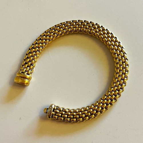 Vintage fope gold tone mesh - fope,