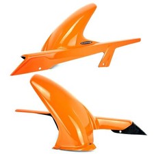 Pyramid Hugger Fender Mudguard Orange KTM 125 200 390 DUKE 2012 - 2023