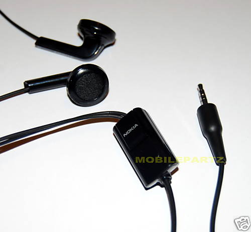 Genuine nokia black handsfree - genuine,