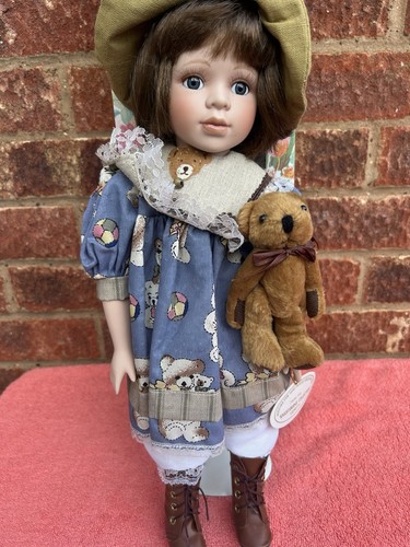 Vintage porcelain doll - porcelain,