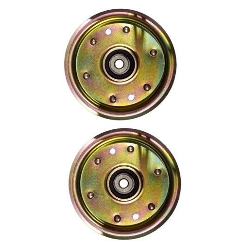 Flat idler pulley mower - flat,