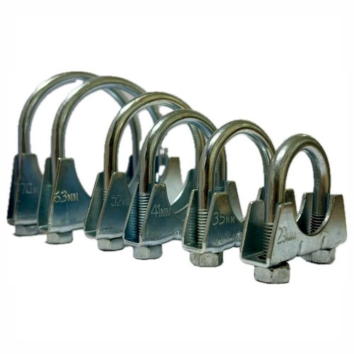 Bolt exhaust clamps - u,