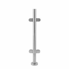 Stainless Steel Glass Balustrade Posts Grade 316 To Suit 10mm Glass