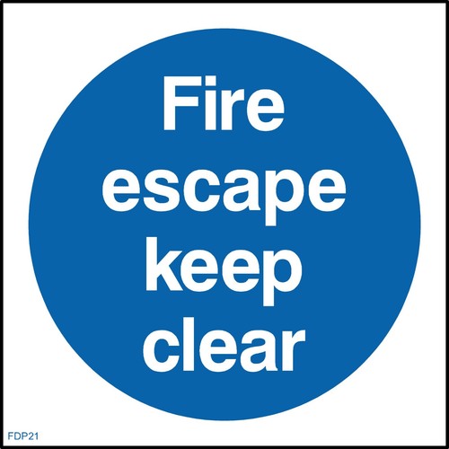 Fire escape keep - fire, or