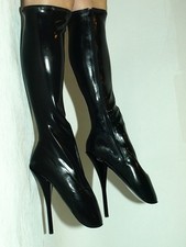 Latex Knee-High Ballet Boots 37 38 39 40 41 42 43 44 45 46 FS1142