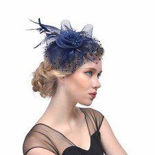 Feather Hair Fascinator Alice