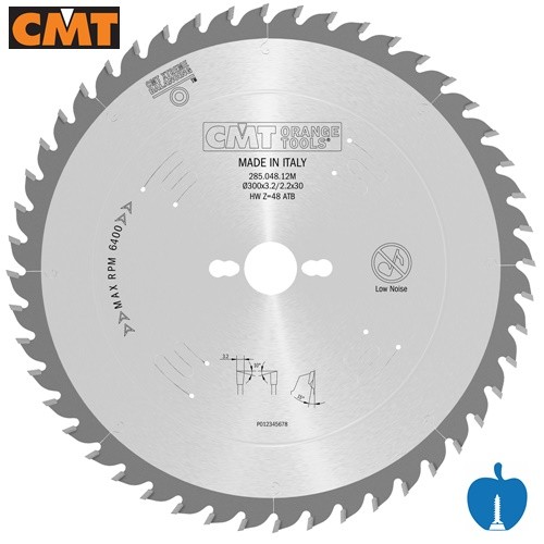 350mm diameter tooth cmt - diameter,