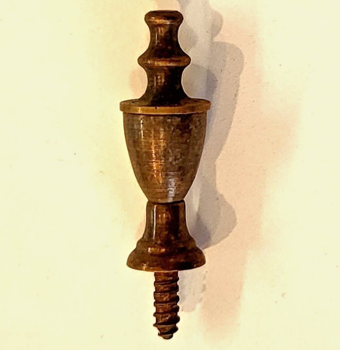 Small solid brass - , urn