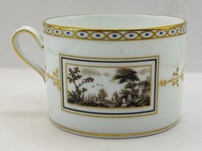 Single Richard Ginori Italy Fiesole Impero Italian Scene Coffee Cup