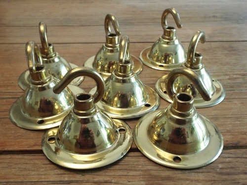 Solid brass ceiling light - ceiling, rose