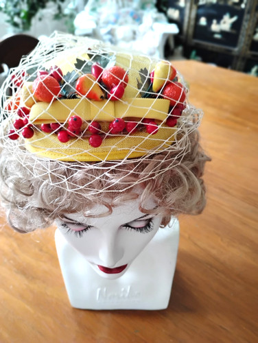 Vtg 1950 ladies hat - ladies, hat-junior