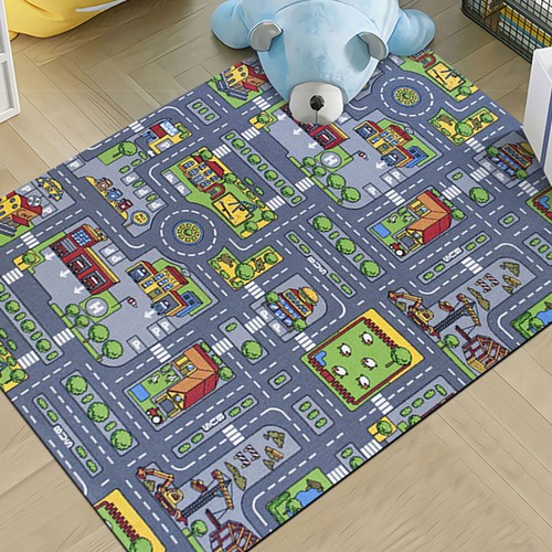 Children village mat kids - mat,