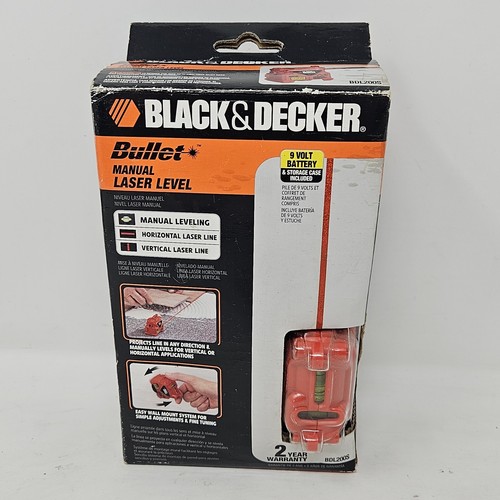 Black decker bullet laser - black,