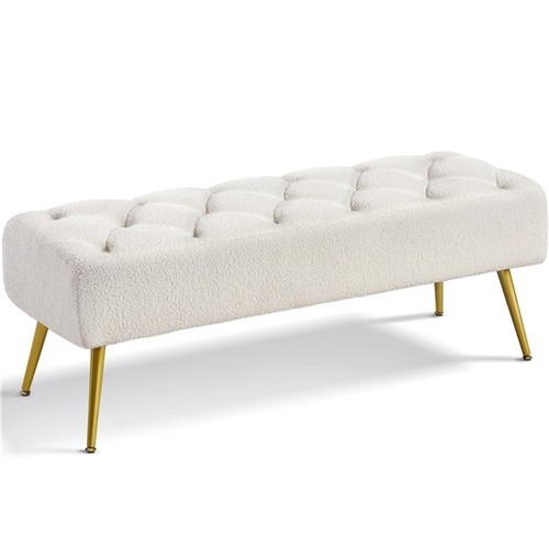 Modern button tufted - modern, ottoman