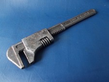 Vintage Snail Brand 11" F Type Adjustable Wrench, Spanner. Good used condition.