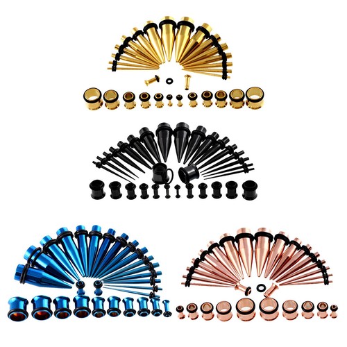 36pcs ear stretching gauge kit - gauge,