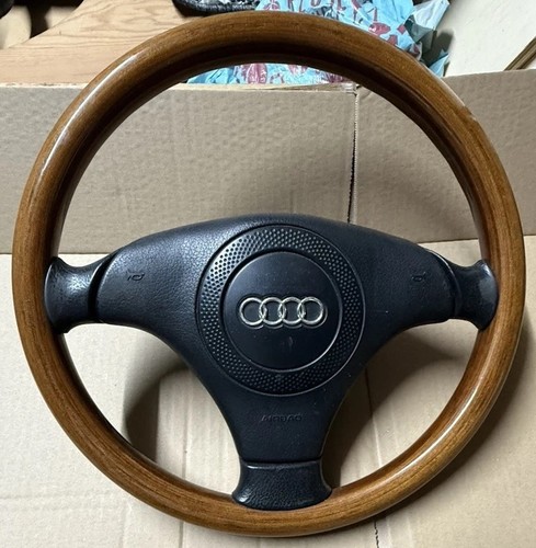 Audi wooden steering wheel - audi,