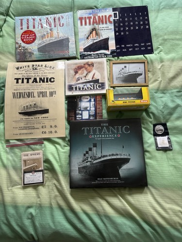 Titanic memorabilia job lot - titanic,