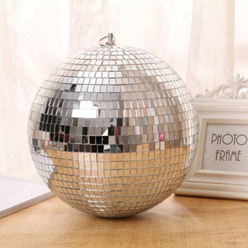 Mirror disco ball - ball, silver