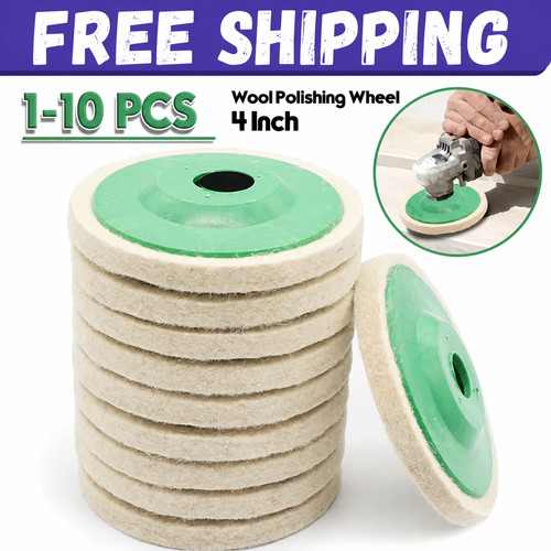 10pcs wool buffing - 10pcs, 4''