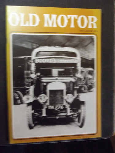 Old motor magazine - old,