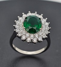 STERLING SILVER CZ RING LADIES