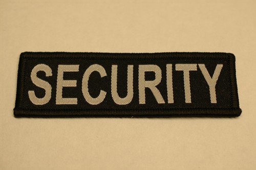 Woven security sew patch - ,