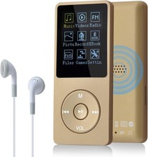 AGPTEK MP3 Player with 64GB Internal Memory Expandable up to