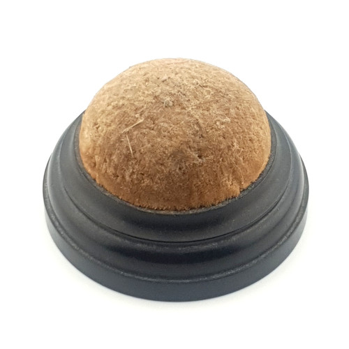 Antique ebony pin cushion - ebony,