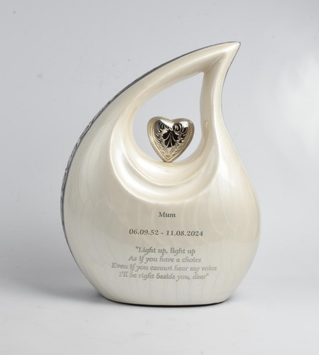 Large adult cremation ashes - cremation,