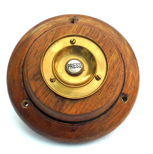 Huge vintage bell push - huge,