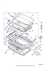 Land Rover Genuine Mechanism Assembly Sunroof Fits Freelander EFI100031