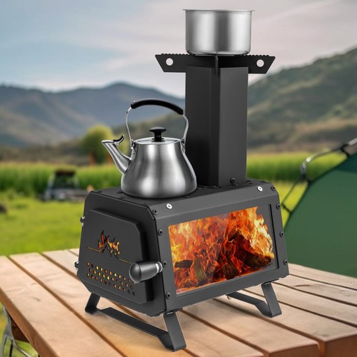 Wood camping stove - camping, heater