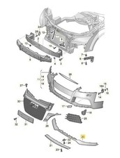 Genuine Audi Ttrs Front Bumper