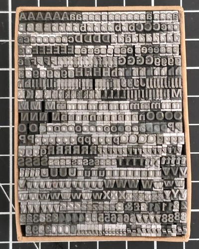 10pt univers font - , metal