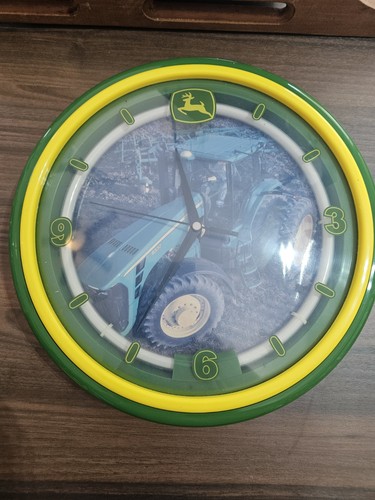 John deere neon wall clock - john,