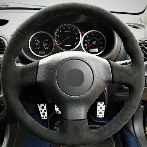Alcantara steering wheel cover - wheel,